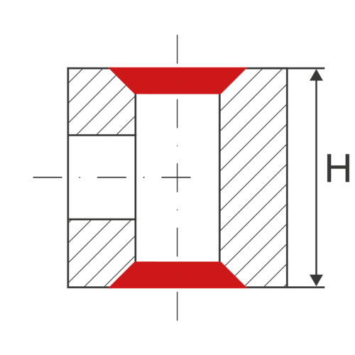 DEFA Tool Selector: Werkstückhöhe DEFA_Tool Selector_Werkstück Höhe